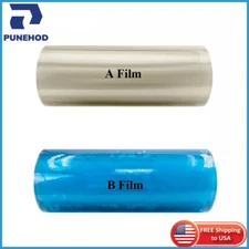 PUNEHOD 2 Rolls 50m A+B Film Transfer Sticker Film fit for A3 UV DTF Printer