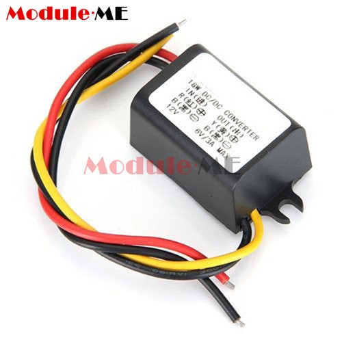 Módulo de fuente de alimentación convertidor reductor DC/DC 12V a 5V/6V/9V 3A 15W - Imagen 10 de 20