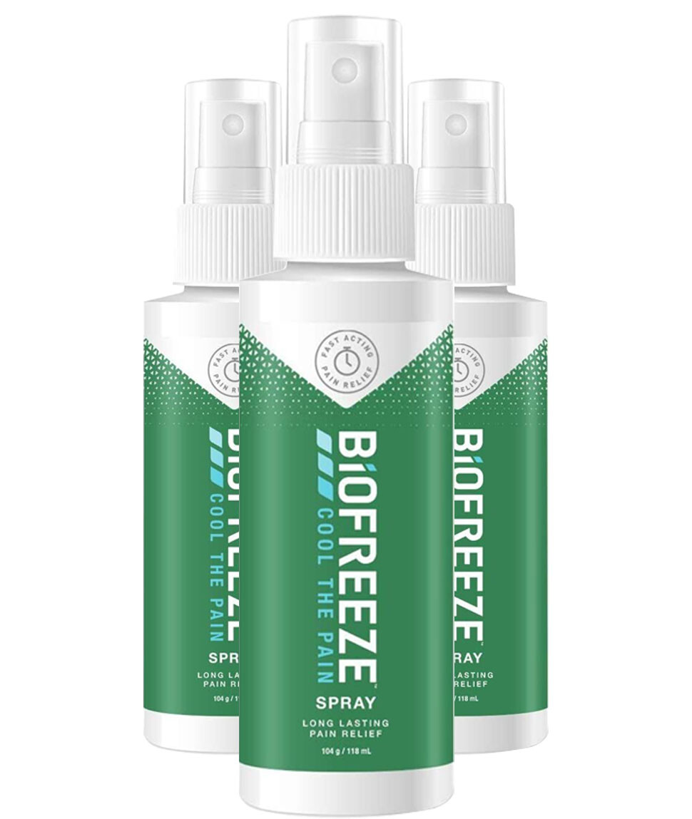 Spray Alivio del Dolor Biofreeze 118ml - x3 (PAQUETE DE TRES)