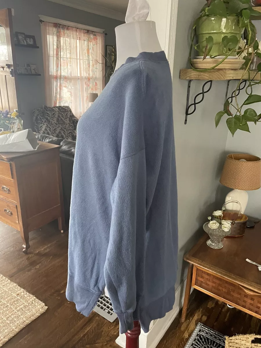 Aerie Womens XS Blue Oversized Sweatshirt eBay