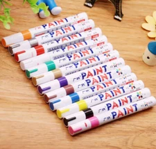 12Pcs Waterproof Permanent Paint Marker Pen Colorful 