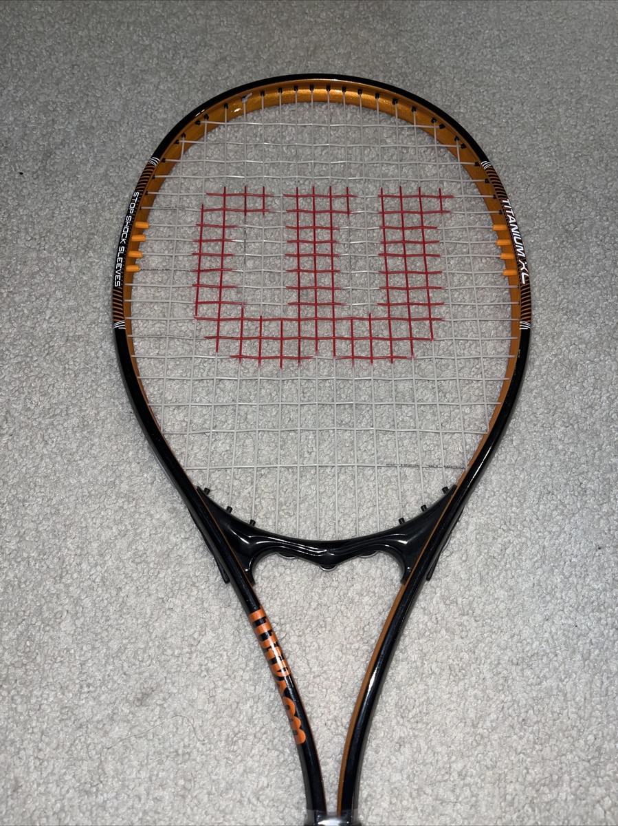 Wilson　VERTEX Wilson 钛XL 网球拍- V-Matrix - 4 3/8 英寸握把全新