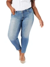 Signature by Levi Strauss & Co. Women's Plus Modern Skinny Jeans, Marigold, 24L