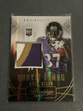 2015 Prestige - Rookie Jumbo Jersey - 3 color swatch - Buck Allen /50 RC Ravens