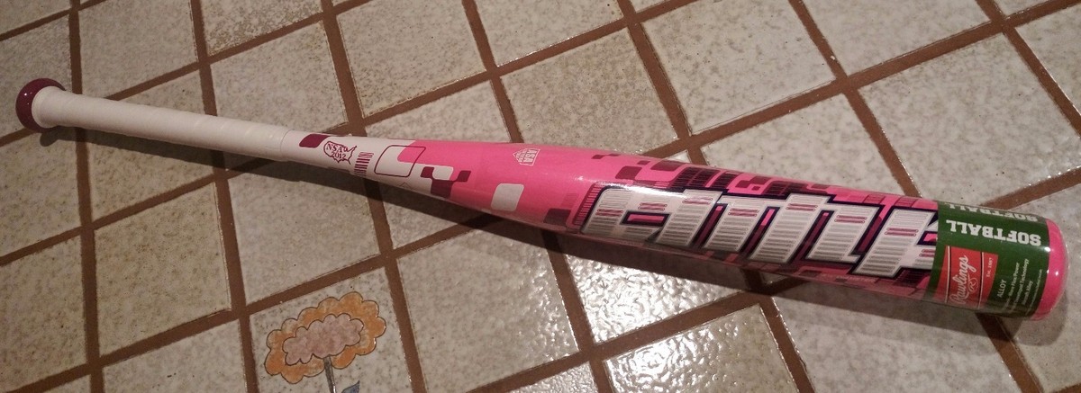 Batte Softball Jeunesse Rawlings AMP FP7AMP Fastpitch - 28 Pouces 18 Oz - Rose