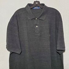 Polo Ralph Lauren Polo Shirt Men's 2XB Black Short Sleeve