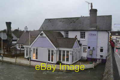 Foto 6x4 Hochwasser an der George Fordingbridge Der Flusspegel ist gerade c2014