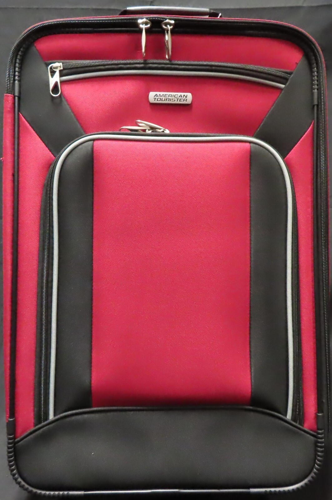 American Tourister Fieldbrook XLT Luggage Set, 3Piece, Red/Black (922861733) eBay