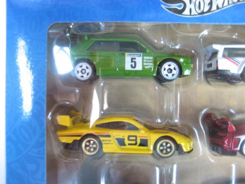 Hot Wheels Volvo 240 Drift Wagon White 6-Car Set Lancia Delta Sealed NIB RARE - Picture 6 of 10