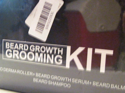 BRIGHTUP BEARD GROWTH GROOMING KIT FOR MEN, NEW WITH FAST SHIPPING!!