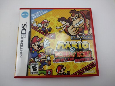 Mario vs. Donkey Kong: Mini-Land Mayhem (Nintendo DS, 2011) Tested & Authentic