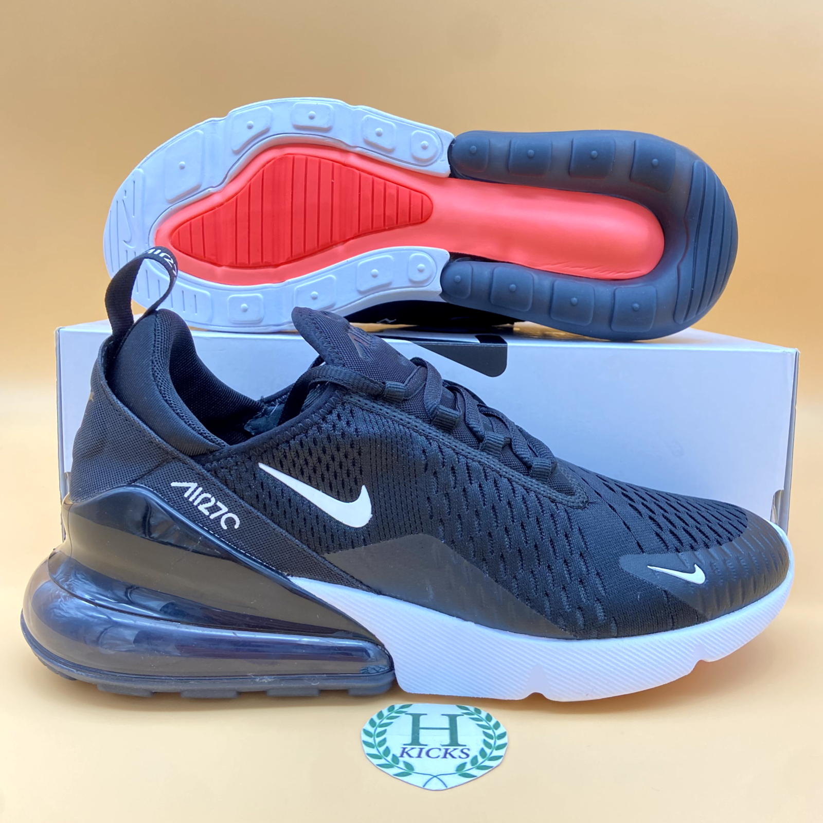 Nike Air Max 270 Black White Running Shoes Sneakers AH8050-002 Men\u0026#039;s  Sizes NEW | eBay