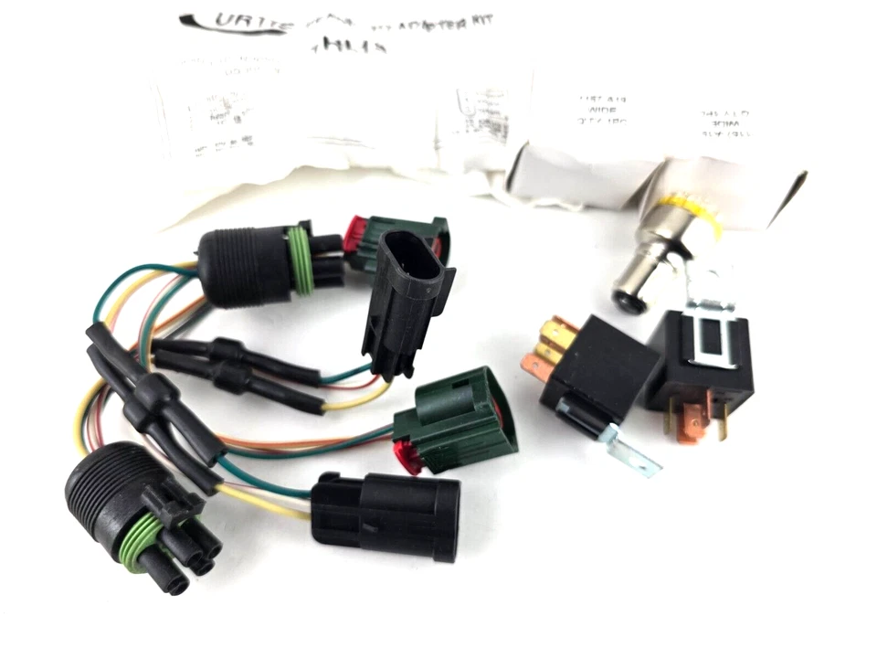 Новый из старых запасов Curtis снегоочиститель фары адаптер набор 1HL12 H13 для 07-09 Jeep, GMC, Yukon - Изображение 2 из 2