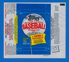 1983 Topps Wax Pack Wrappers Lot of All 3 Ad Variations No Rips! Super Clean!