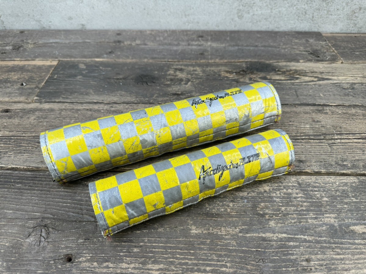 Flite Bmx Pad Set Vintage Okd School Yellow | eBay