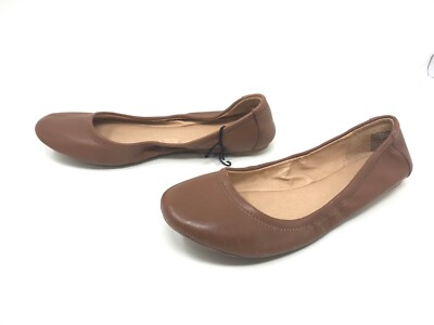 sonoma leather ballet flats