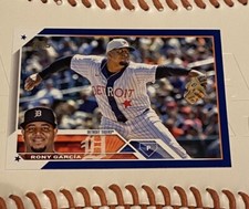 Rony Garcia 2023 Topps Royal Blue #231 Detroit Tigers