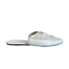 Tory Burch Sienna White Mules
