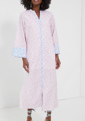 Tuckernuck Hyacinth House Lilac Floral Lyford Caftan Dress -Palm Beach NEW Sz XL