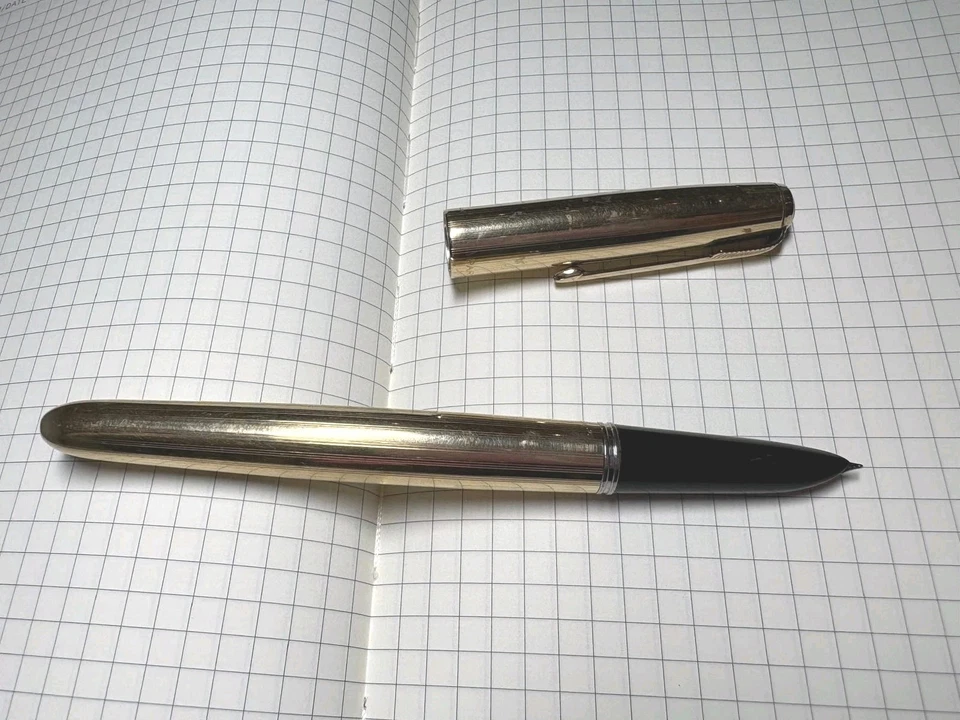 Parker 51 Aeromatic Signet Gold Filled 14K- 1950 - Vintage - Image 2 of 4