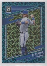 2021 Panini Donruss Optic Teal Velocity Prizm 18/35 Bo Bichette #170 b7b