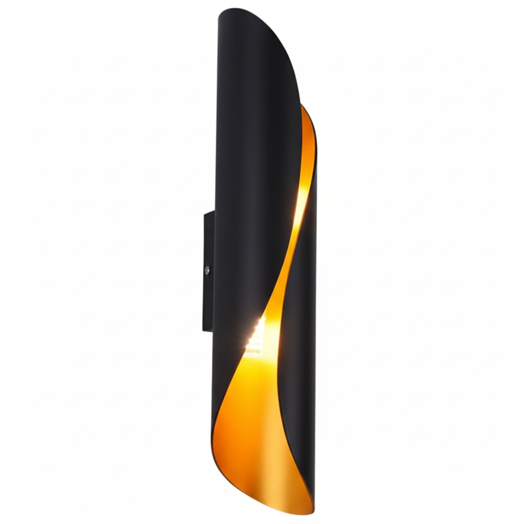 Applique LED Moderna Parete 12W Design Elegante Bianco Nero Offerta