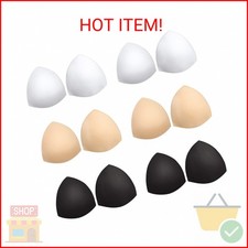 Awpeye Bra Pads Inserts 6 Pairs, Bra Cups Inserts, Removable Breast Enhancers In