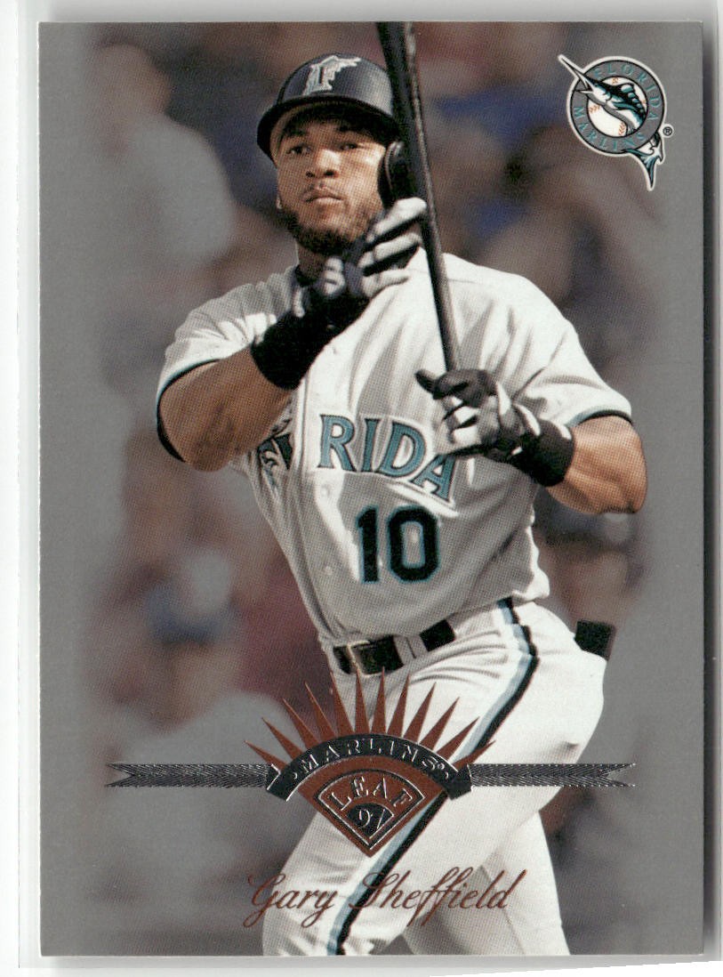 1997 LEAF #49 GARY SHEFFIELD FLORIDA MARLINS