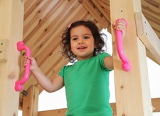 Handgriffe 2er Set f&uuml;r Spielturm Kletterturm Sicherheitshandhaltegriffe Griffe