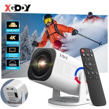 4K Android Projector HD LED 5G WiFi Bluetooth HDMI USB Smart Office Home Theater