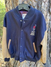 Mac Murray Of California Vintage Leather jacket 1996 Visa Olympics Atlanta
