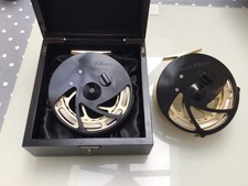 Pair Holland & Wilkinson Golden Retriever Centrepin Reels Ltd Ed 232 & 235/500