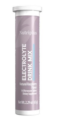 FARMASi NUTRIPLUS ELECTROLYTE DRINK MIX RASPBERRY FLAVOR 14 TABLETS
