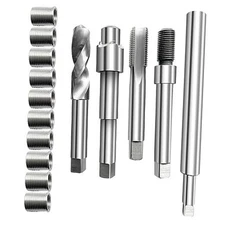 M12x1.25 * 17 Thread Repair Kit, Total Length Up to 11 Inches, Car 