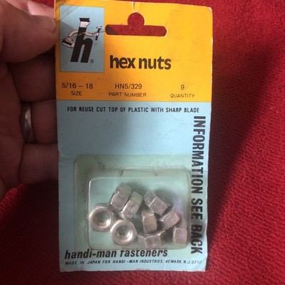 Vintage Hex Nuts NIB Better Homes And Gardens Handyman s Advertising Book Offer