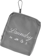 Travel Laundry Bag, Dirty Clothes Bag 【Upgraded】 with Handles and Aluminum Carab