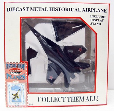1983 MIG-29 Fulcrum-B jet fighter 1/100 Model Power Postage Stamp 5344 MB