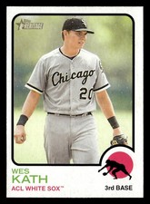 Wes Kath 2022 Topps Heritage Minor League #40 ACL White Sox ROOKIE