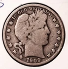 1909-S Barber Half Dollar,  #2957