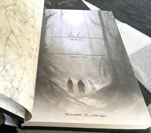 Ian Rogers UNDERWOOD SIGNED/NUMBERED Thunderstorm SIGNED Rogers Gemma Files - Picture 2 of 2
