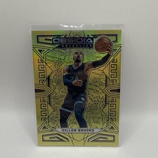 2022-23 Panini Obsidian Asia DILLON BROOKS Electric Etch GOLD Yellow Flood 06/10