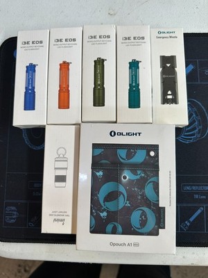 NEW Olight I3E Various Colors (as Pictured) set 7