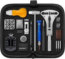 【Neu Upgraded】 Uhrenwerkzeug Set, Uhr Batteriewechsel Werkzeug Uhren Reparatur,