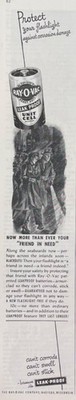 Ray-O-Vac Leak Proof Batteries Vintage Print Ad 1942 Madison Wisconsin u