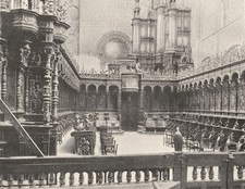 HAUTE-GARONNE. Saint-Bertrand-de-Comminges- Stalles du choeur 1903 old print