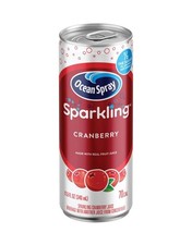 Ocean Spray Sparkling Cranberry Juice Drink, 11.5 Fl Oz 4 Count Pack of 6