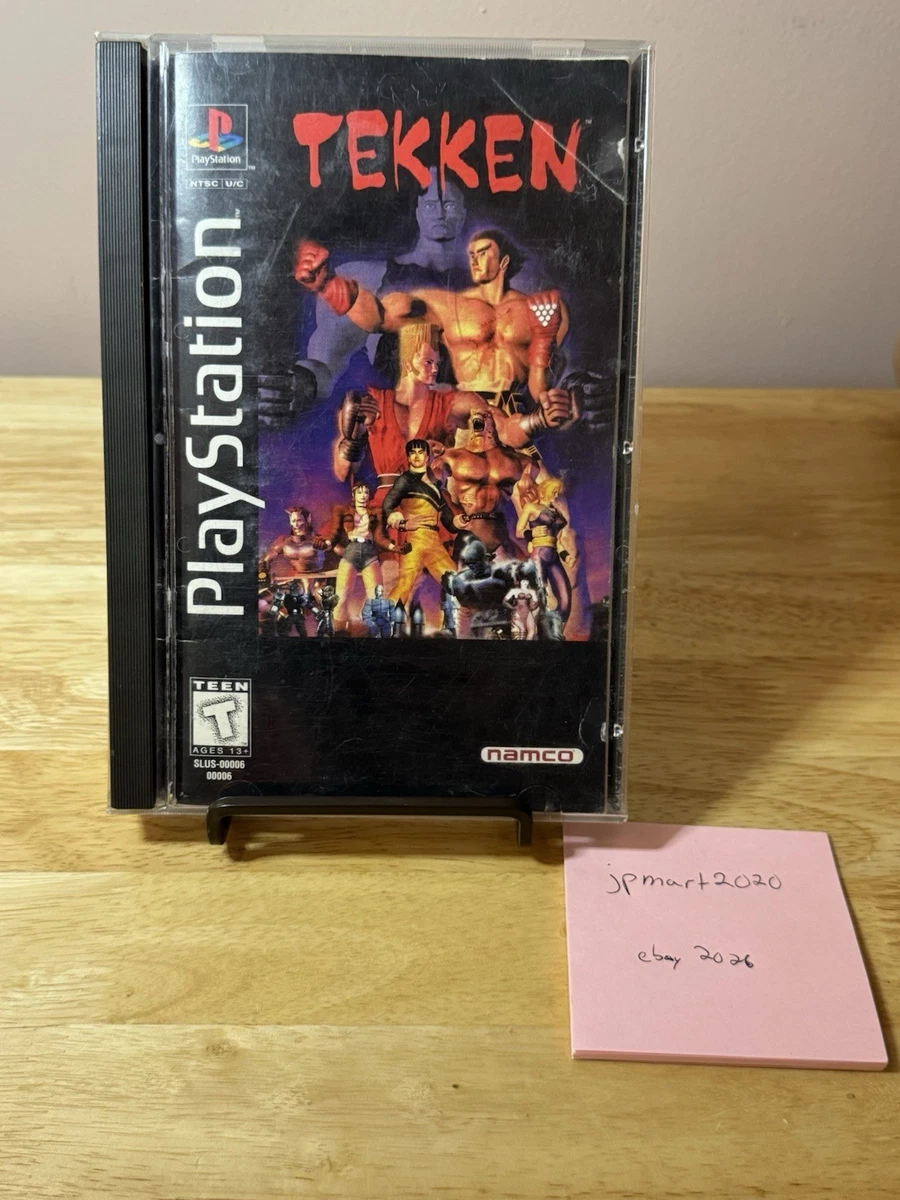 Tekken Sur PS1, Sony Playstation 1, Première Edition Boîte Cartonnée, Très Bon état