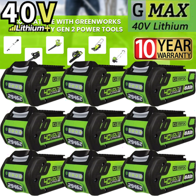 #ad 40V 8.0Ah For Greenworks G MAX 40 Volt Lithium Battery 29472 29462 29252 20202 $292.00