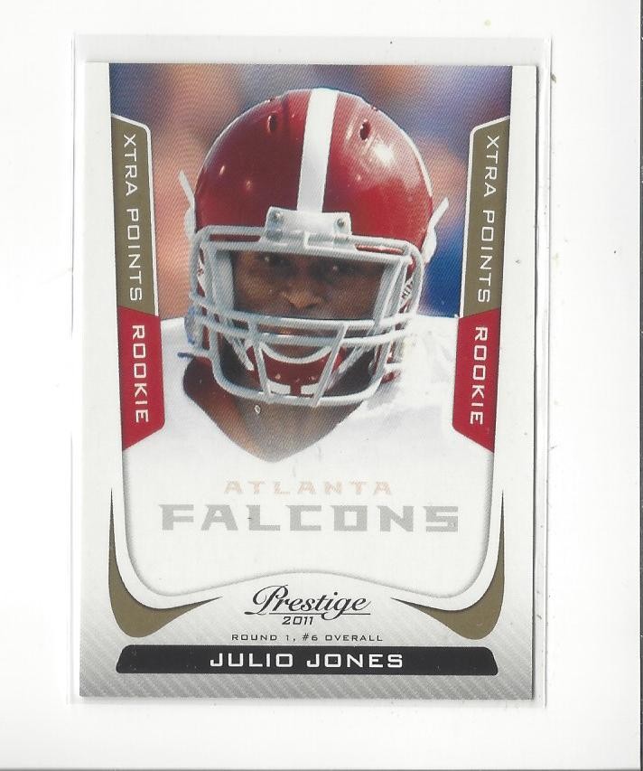 Julio Jones Panini Prestige #256 Xtra Points Gold