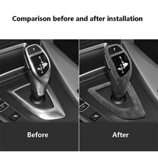 Alcantara Gear Shift Knob Cover Car Accessories Trim For Bmw F20 F21 F22 F23 F30 Alcantara Gear Shift Knob Cover Car Accessories Trim For Bmw F20 F21 F22 F23 F30